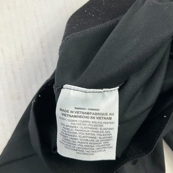 Nike Pro Cool Womens Cropped Leggings Black Dri Fit Pull On Stretch Size S Small - Picture 10 of 12